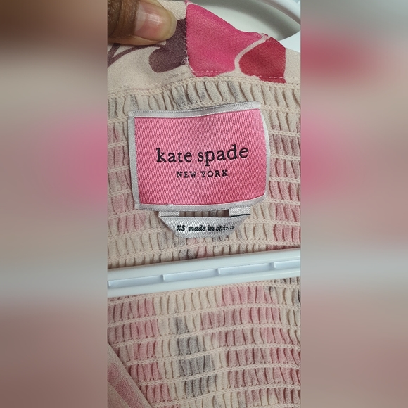 PRE LOVED - Kate Spade Nouveau Bloom Smocked Dress size XS - Picture 6 of 7
